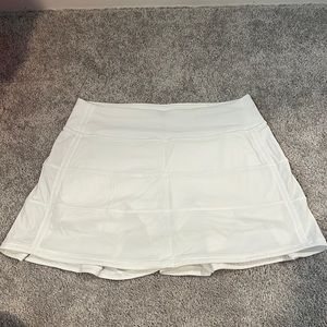 Lululemon Pace Rival Skirt - White Size 6
